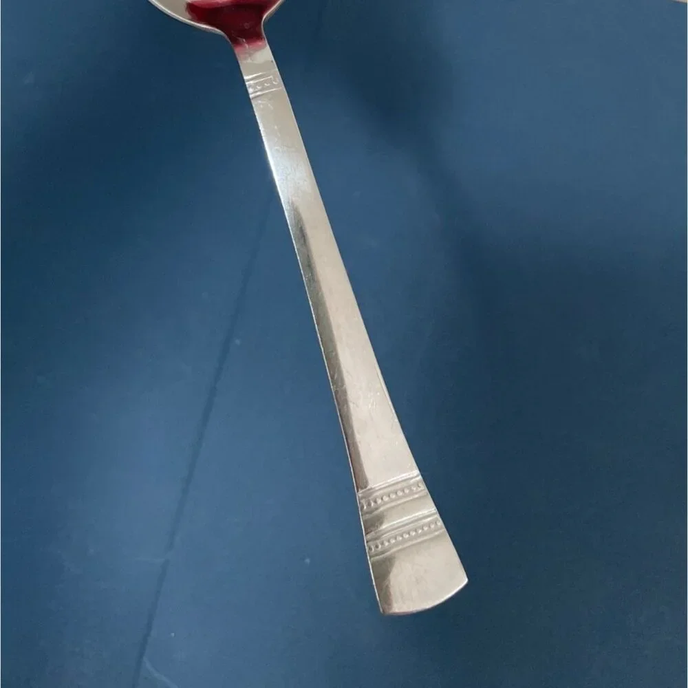 Vtg Pfaltzgraff Kensington Sapphire Bay Dinner Spoon Teaspoon Stainless Flatware